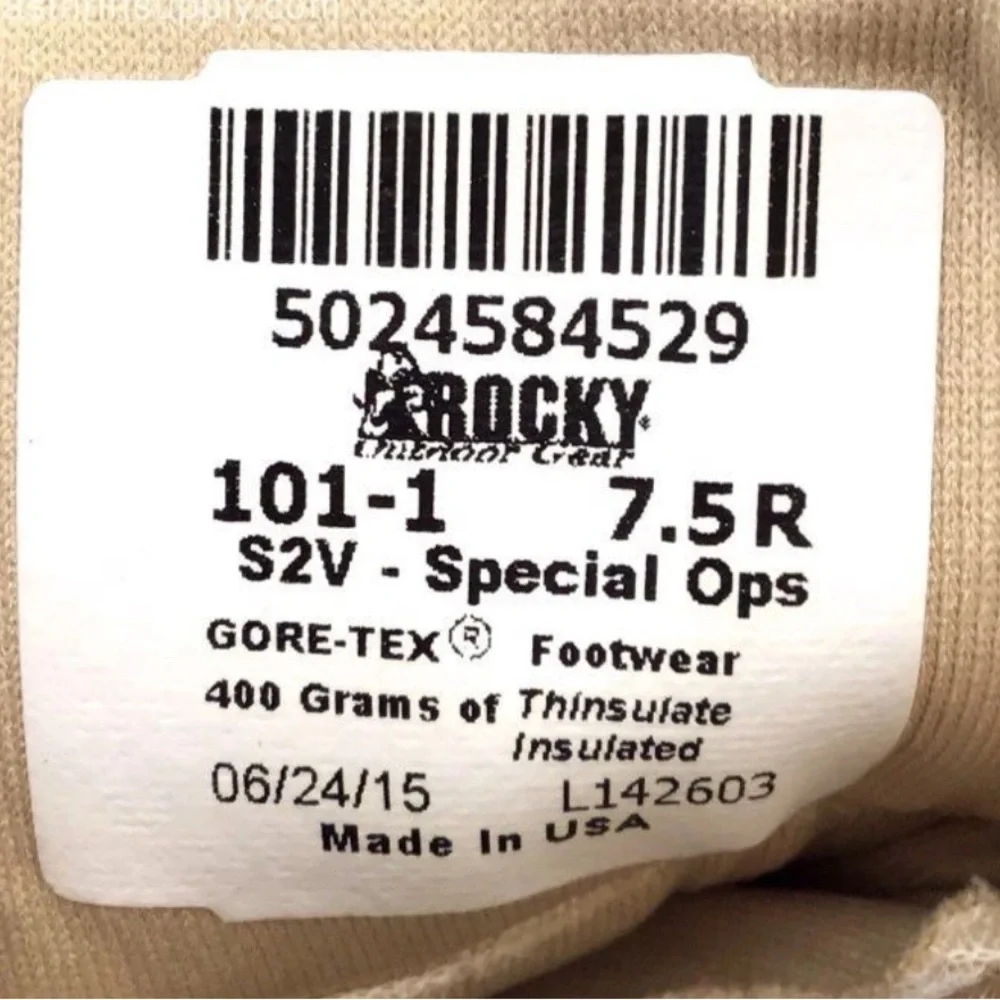Rocky Special Ops Tactical Footwear in Tan